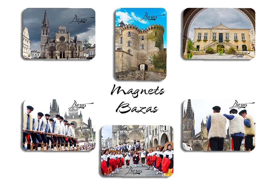Magnets Mugs personnalises photographe Bazas Langon Marmande - Larriaut Photos - magnets bazas